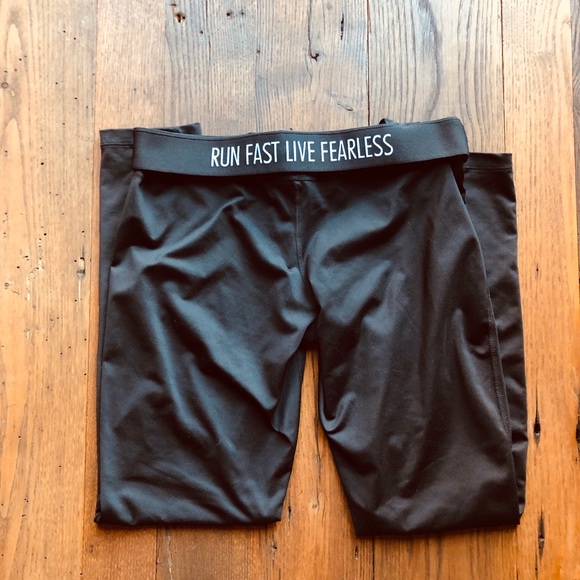 Nike Pants - Nike “Run Fast Live Fearless” leggings - black L